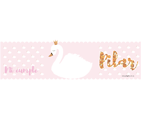 Banner de papel Cisne Pers.